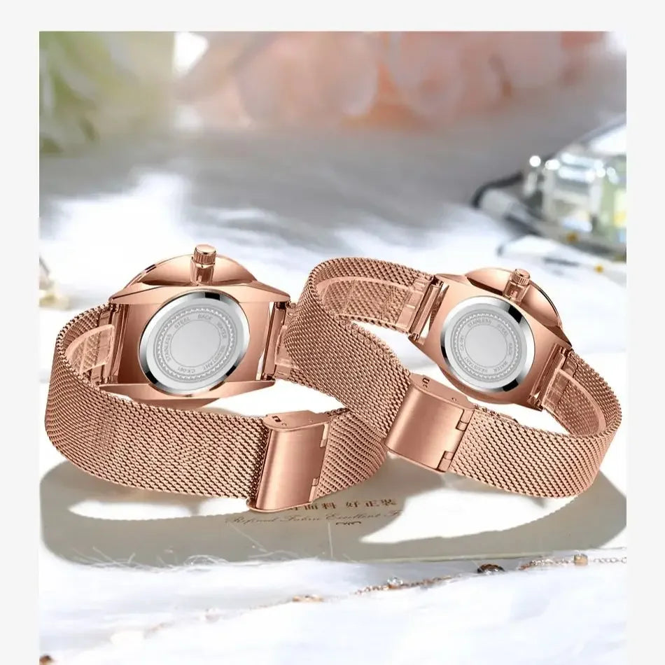 CHENXI 061 Couple Watch High Quality Stainless Steel Mens Quartz Watches Luxury Women Bracelet Jewelry Relojes Hombre Waterproof
